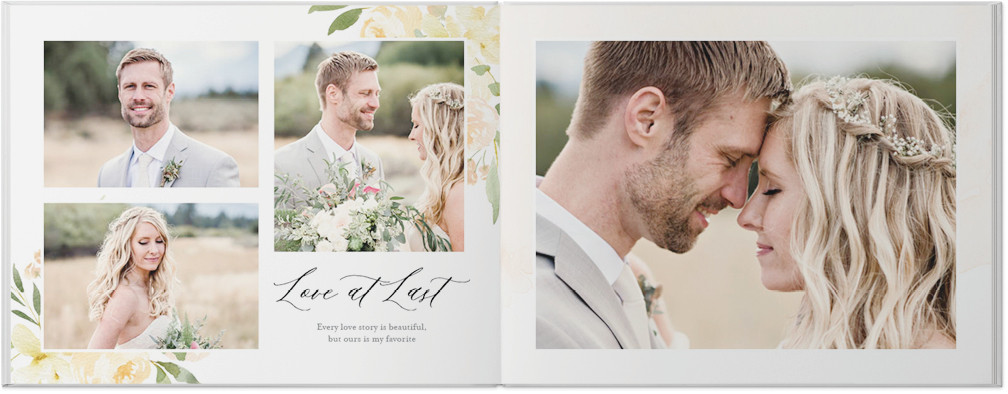 Watercolor Floral Wedding by Kim Thoa 8x11 undefined  Photo Book