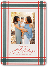 Brushed Plaid Border