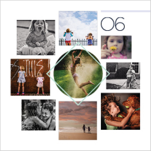 Modern Collage 12x12 undefined  Wall Calendar