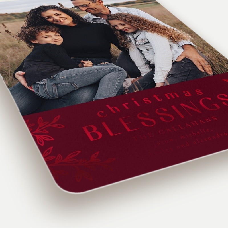 Foliage Frame Holiday Card