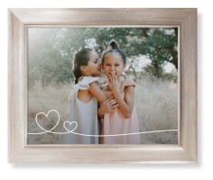 Double Heart Line Art