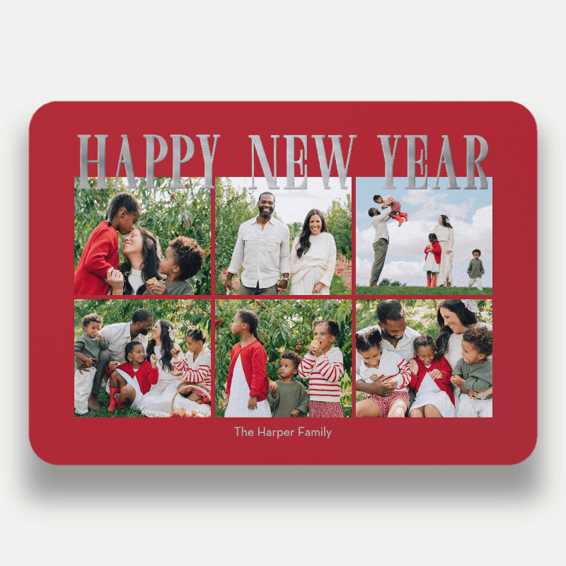 Elegant Serif Holiday Card
