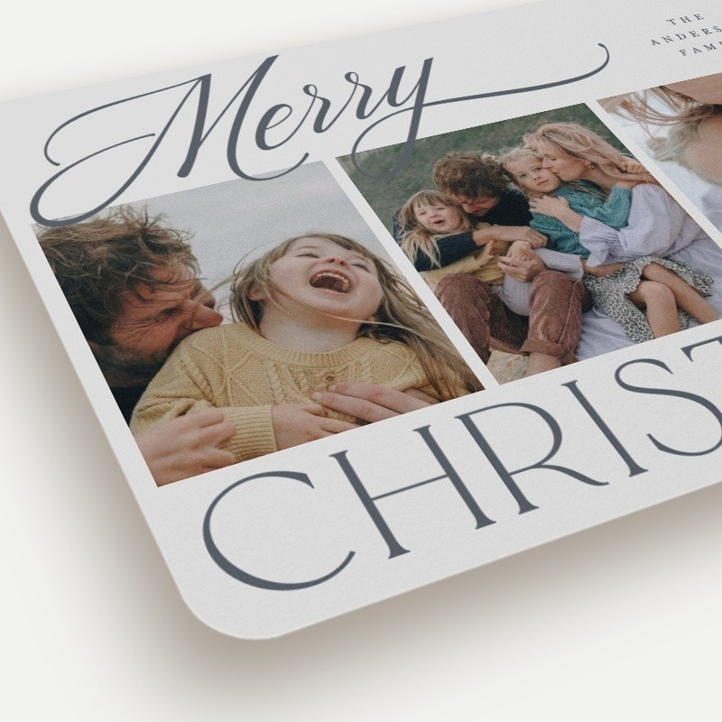 Script Serif Mix Holiday Card