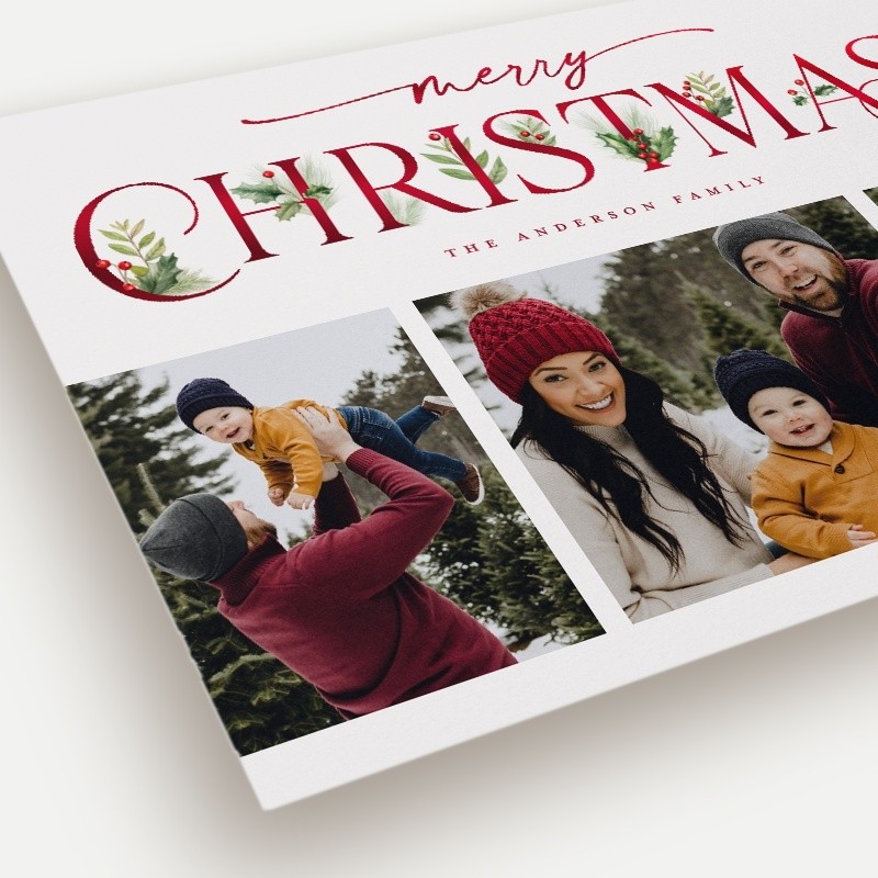 Classic Statement Holiday Card