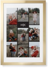 Modern Gallery Monogram of Nine