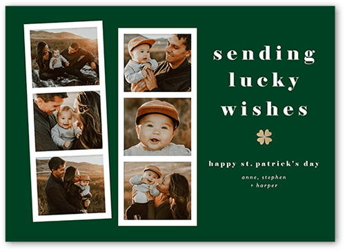 Little Clover 5x7 Green  St. Patrick's Day Card