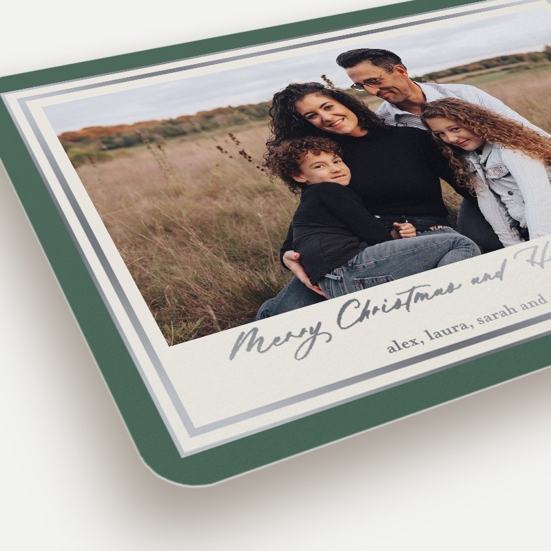 Classic Matted Holiday Card