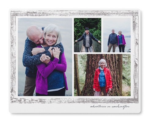 Brushed Border Collage Of Four