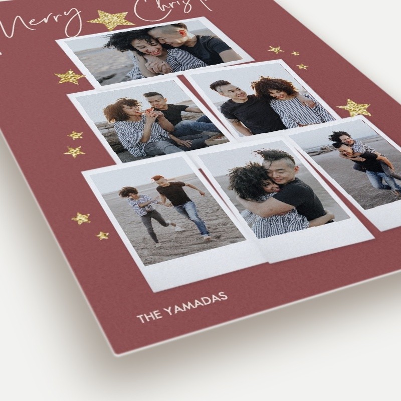 Starry Snapshots Holiday Card