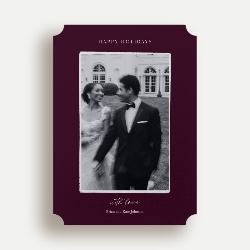 Vintage Portrait Holiday Card
