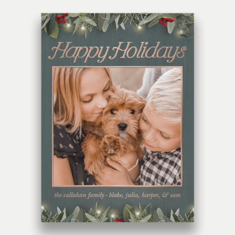 Botanical Trio Holiday Card