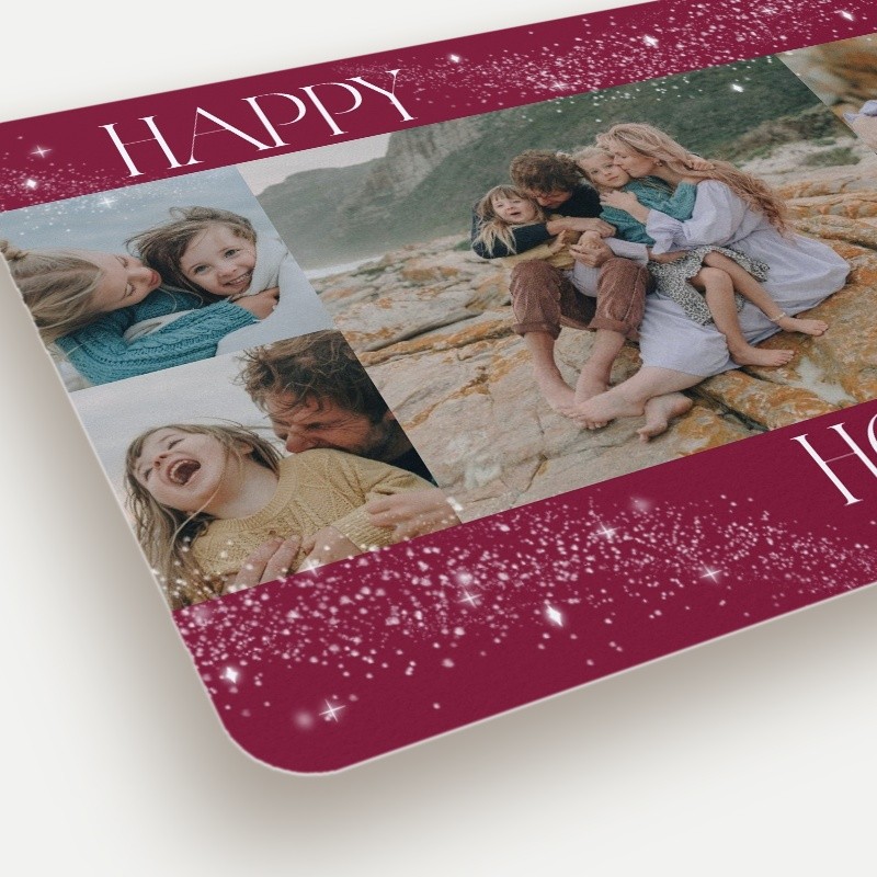 Celestial Sparkle Holiday Card