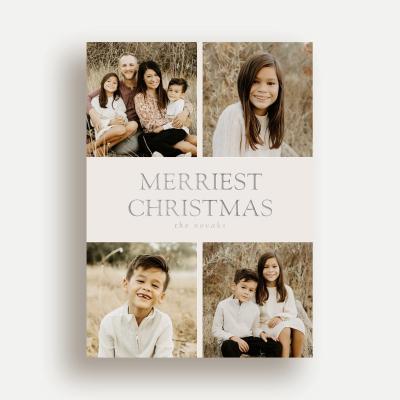 Editable Merriest Sentiment