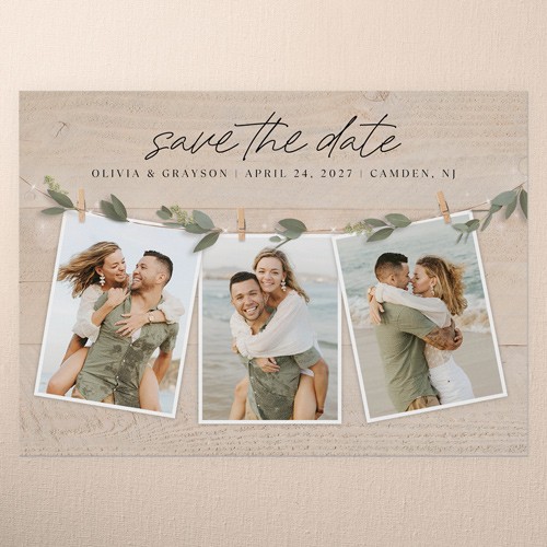 Three Photo Save The Dates