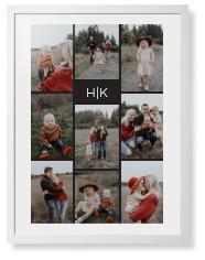 Modern Gallery Monogram of Nine