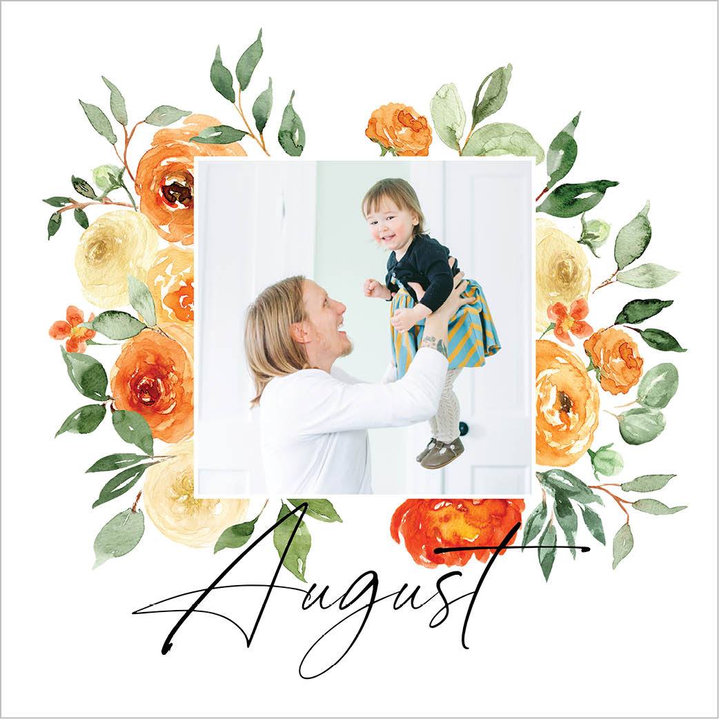 Seasonal Watercolor Florals by Kim Thoa 12x12 undefined  Wall Calendar