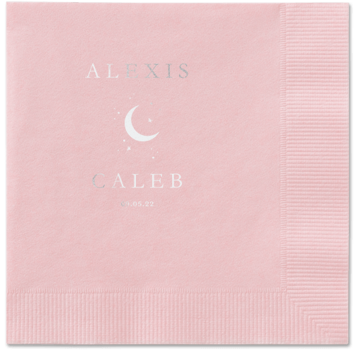 Blush and Grey Party Napkins
