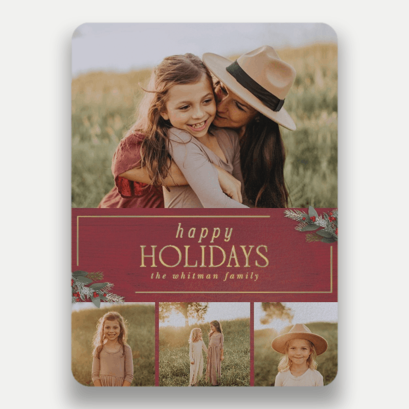 Berry Collage Holiday Card