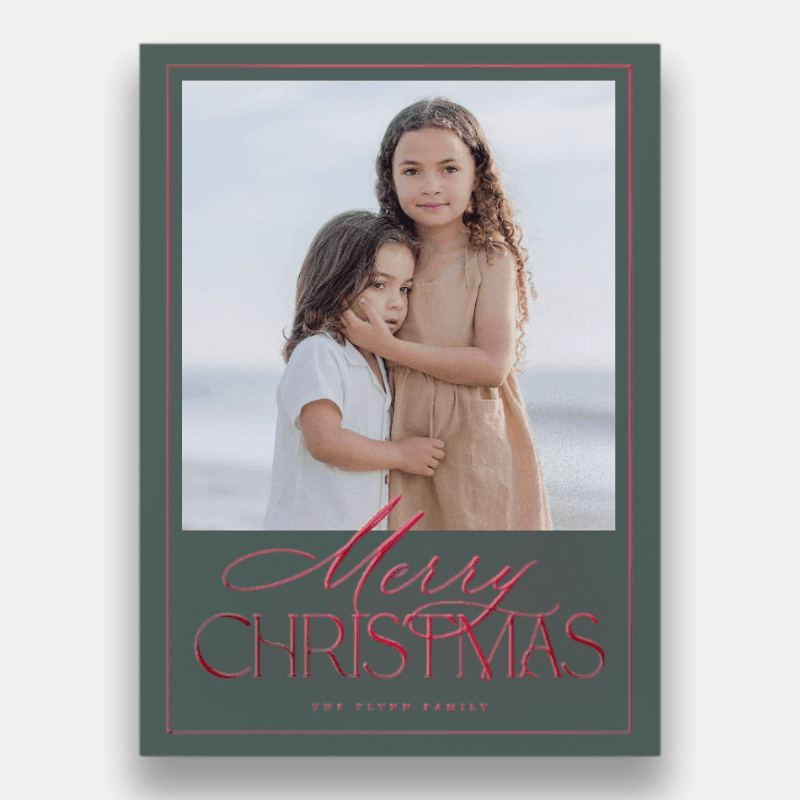 Refined Collage Holiday Card
