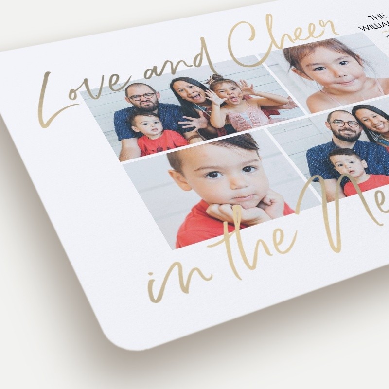 Cheerful New Year New Year's Card