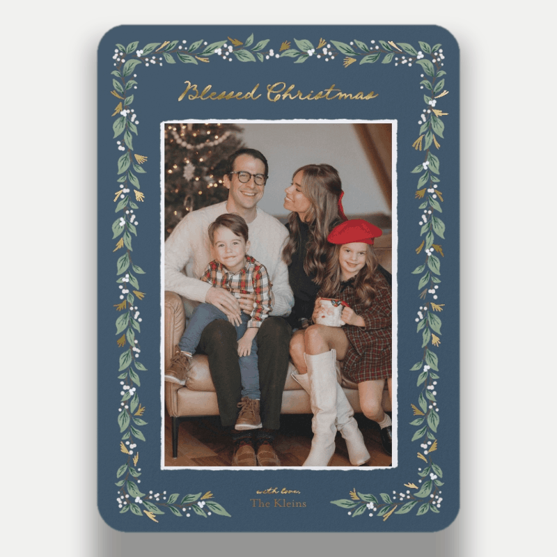 Botanical Frame Holiday Card