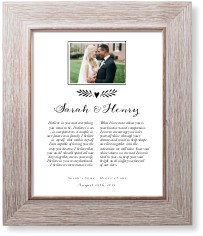 Elegant Wedding Vow Collage