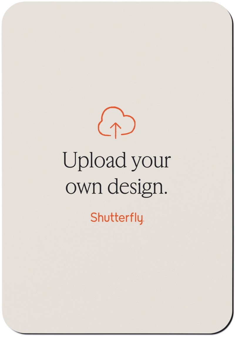 Upload Your Own Design Stationery Magnet Thank You Card