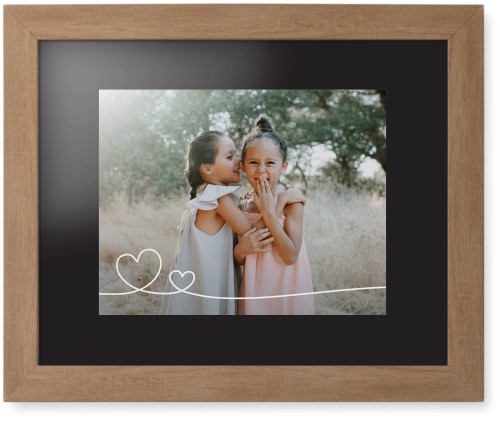 Double Heart Line Art