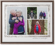 Brushed Border Collage Of Four