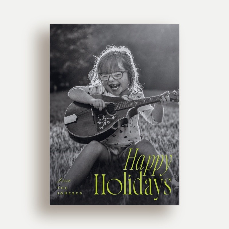 Modern Holiday Photo Card Sets