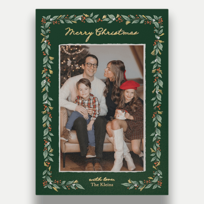 Botanical Frame Holiday Card