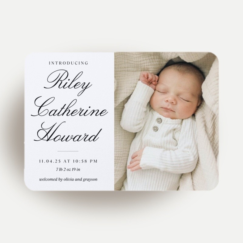 Elegant Announcement