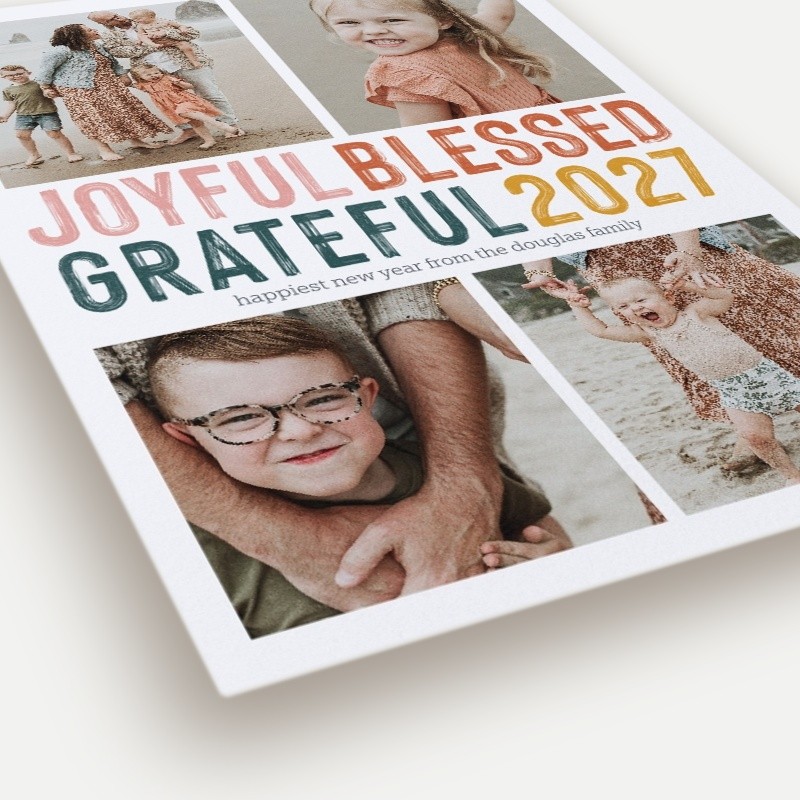 Generous Gratitude New Year's Card