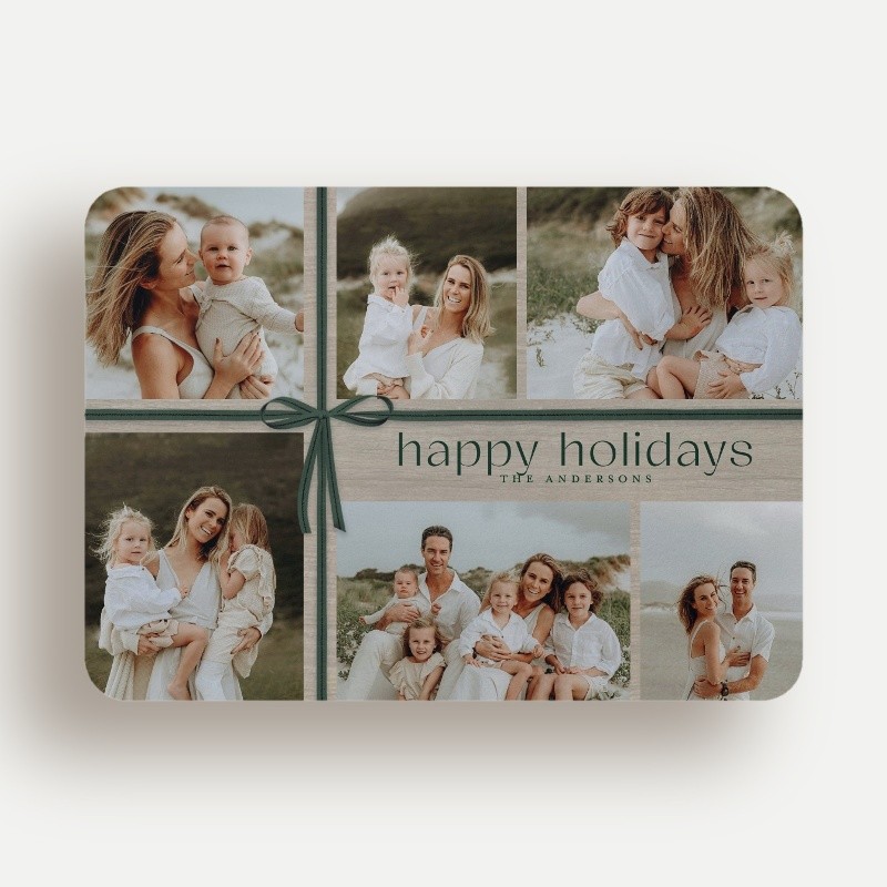 Wrapped Collage Holiday Card