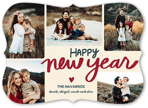 Loving Season 5x7 Beige  Holiday Card