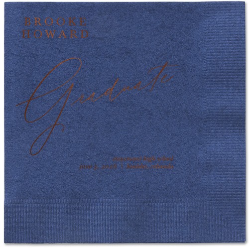 Graduation Napkins For Summer Graduation