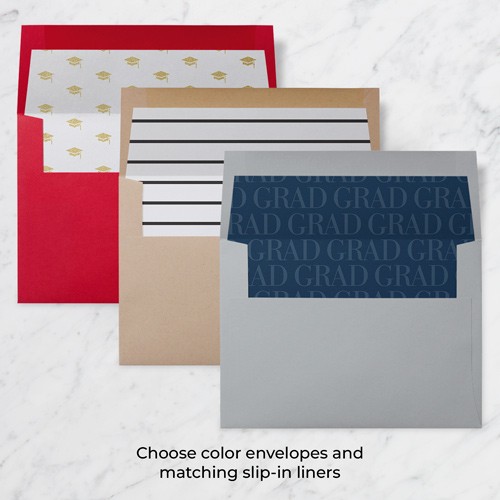 Upload Your Own Design 5x7 Stationery 5x7 White  Graduation Announcement