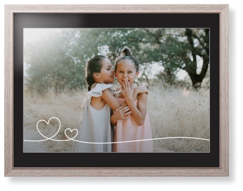 Double Heart Line Art