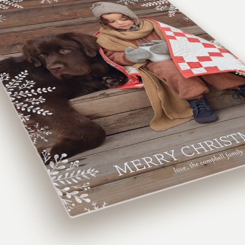 Snowflake Frame Holiday Card