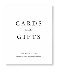 Cards and Gifts Signage