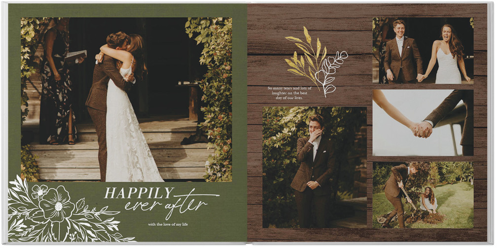 Rustic Gilded Wedding 10x10 undefined  Photo Book