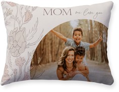 Stenciled Floral Arch