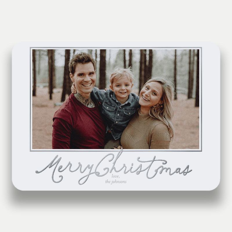 Framed Six Holiday Card