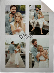 Minimalist Heart Initials