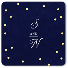 Dazzling Script Confetti