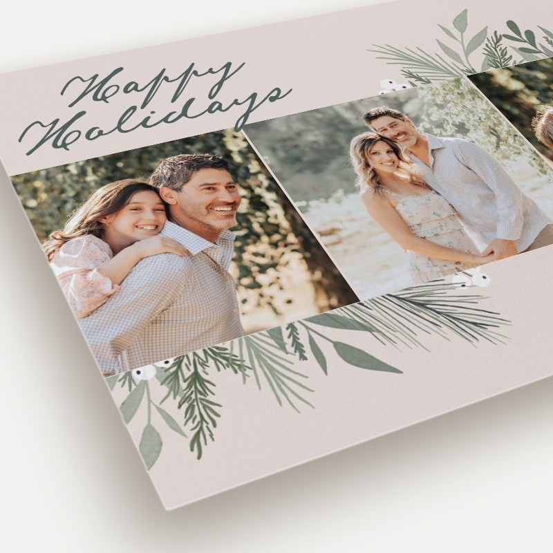 Scattered Botanicals Holiday Card