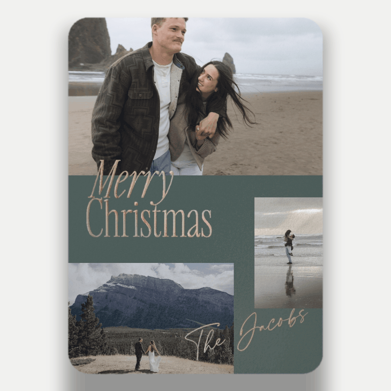 Statement Foil Holiday Card
