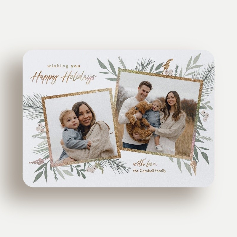 Elegant Botanicals Holiday Card