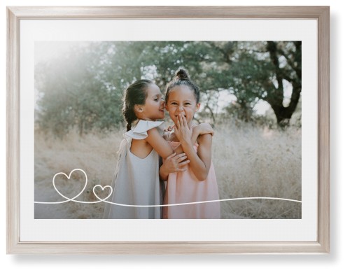 Double Heart Line Art