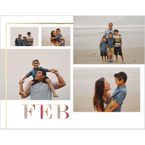 Gilded Jewel Tones 8x11 undefined  Wall Calendar